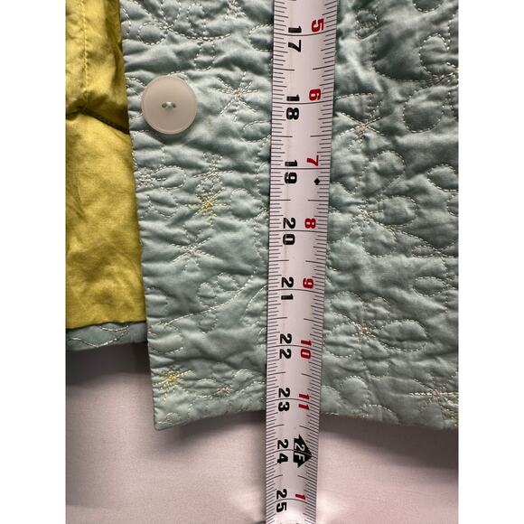 VTG Sigrid Olsen Quilt Grandma Jacket Festival Grandmacore Size Petite S Sequins - Picture 6 of 12